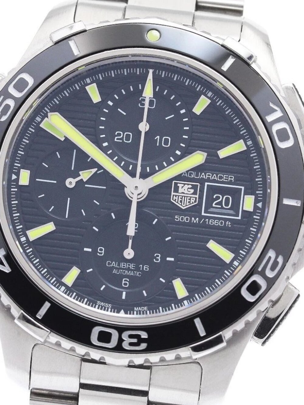 TAG HEUER Aquaracer CAK2111 Chronograph black Dial Automatic Men's Watch_973382